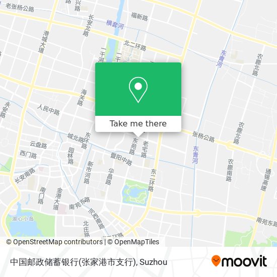 中国邮政储蓄银行(张家港市支行) map