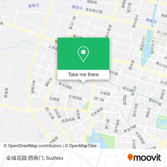 金城花园-西南门 map