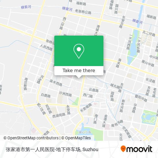 张家港市第一人民医院-地下停车场 map