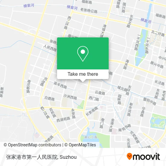 张家港市第一人民医院 map