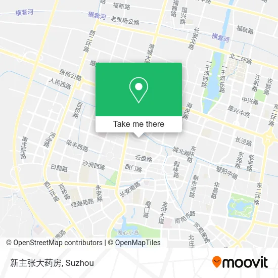 新主张大药房 map
