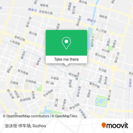 游泳馆-停车场 map