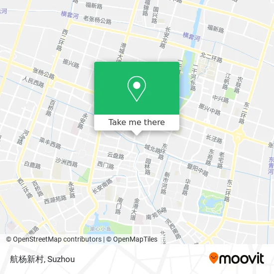 航杨新村 map