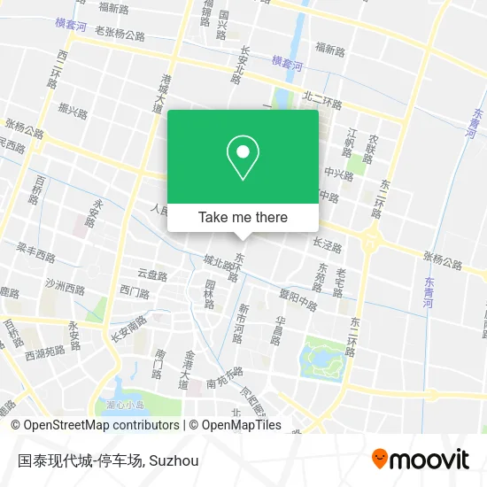 国泰现代城-停车场 map