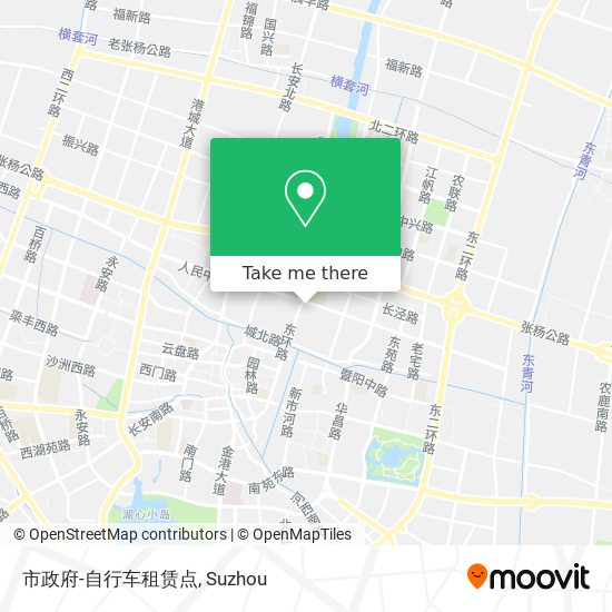 市政府-自行车租赁点 map