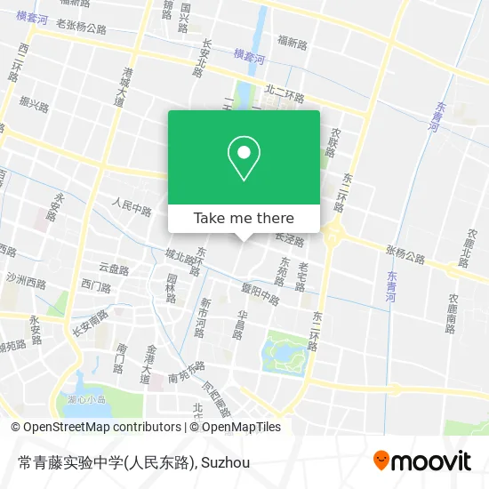 常青藤实验中学(人民东路) map