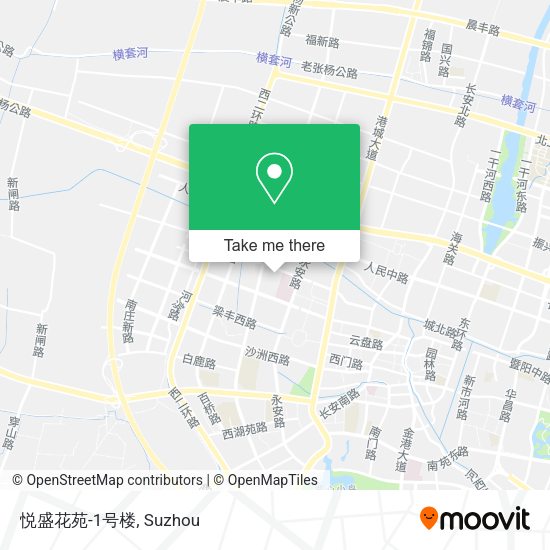 悦盛花苑-1号楼 map