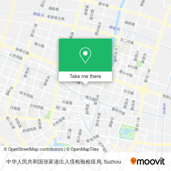 中华人民共和国张家港出入境检验检疫局 map
