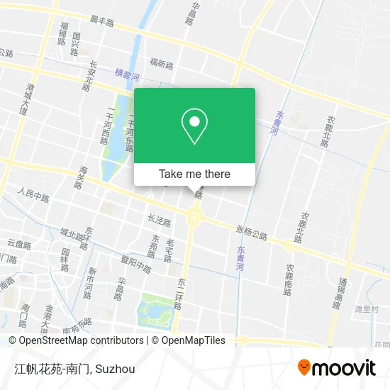 江帆花苑-南门 map