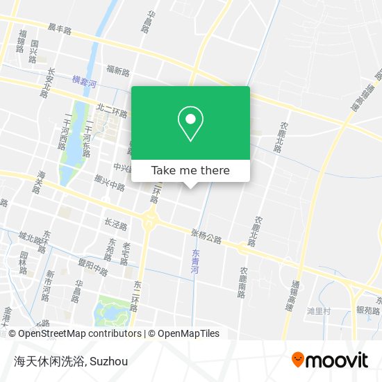 海天休闲洗浴 map