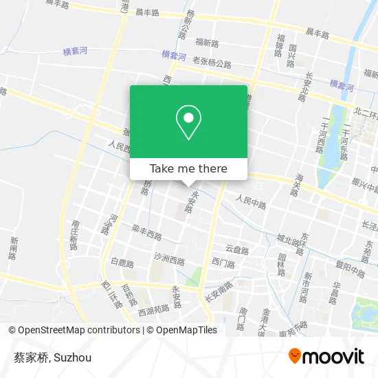 蔡家桥 map