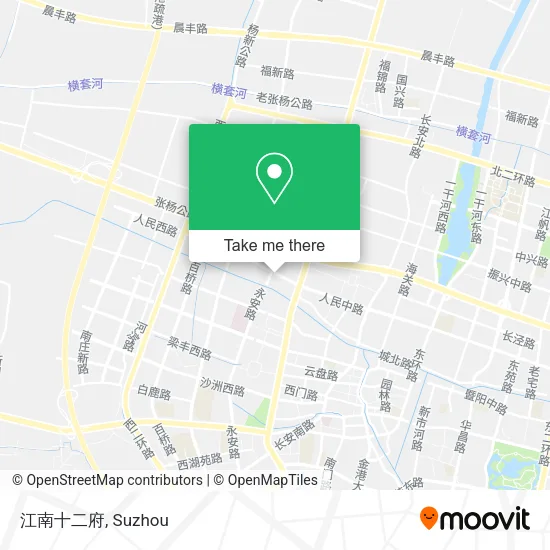 江南十二府 map