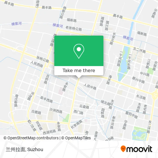 兰州拉面 map