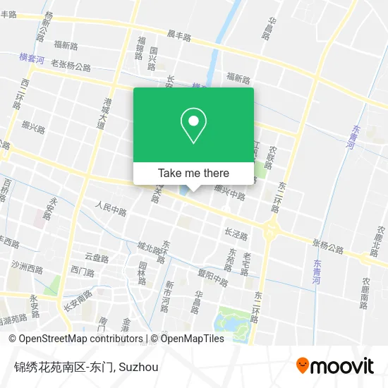 锦绣花苑南区-东门 map