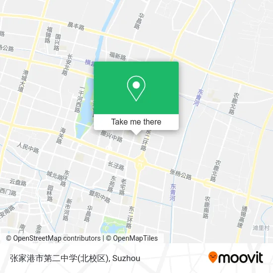张家港市第二中学(北校区) map