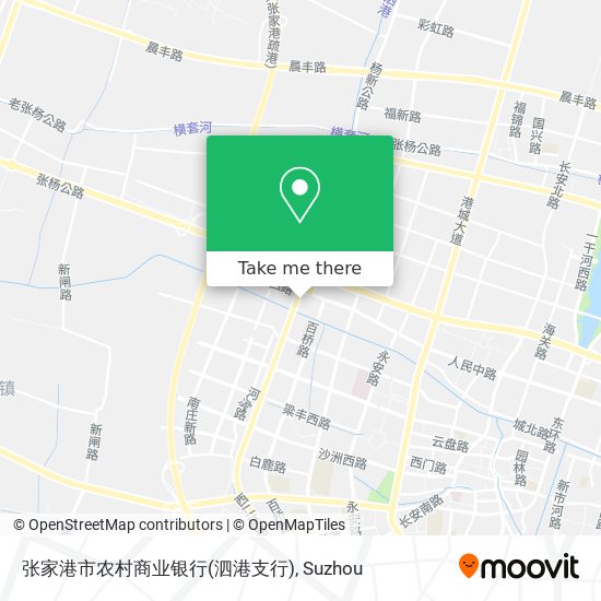 张家港市农村商业银行(泗港支行) map