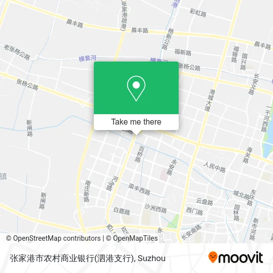 张家港市农村商业银行(泗港支行) map