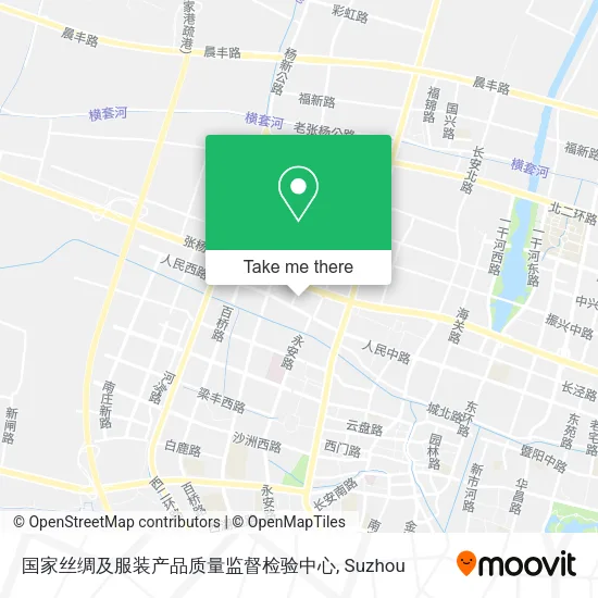 国家丝绸及服装产品质量监督检验中心 map