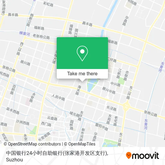 中国银行24小时自助银行(张家港开发区支行) map
