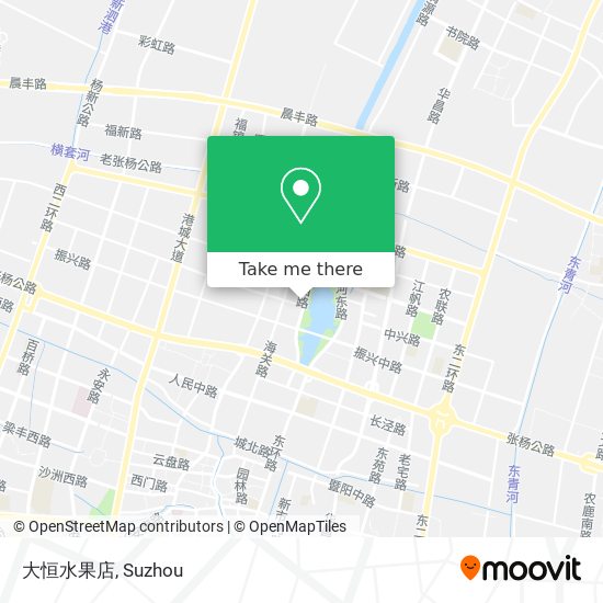 大恒水果店 map
