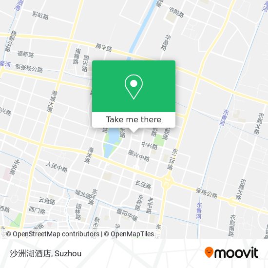 沙洲湖酒店 map