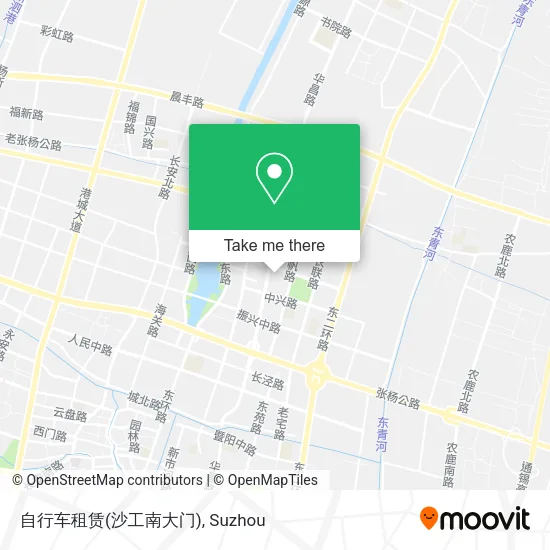 自行车租赁(沙工南大门) map