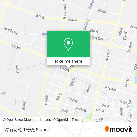 港新花苑-1号楼 map