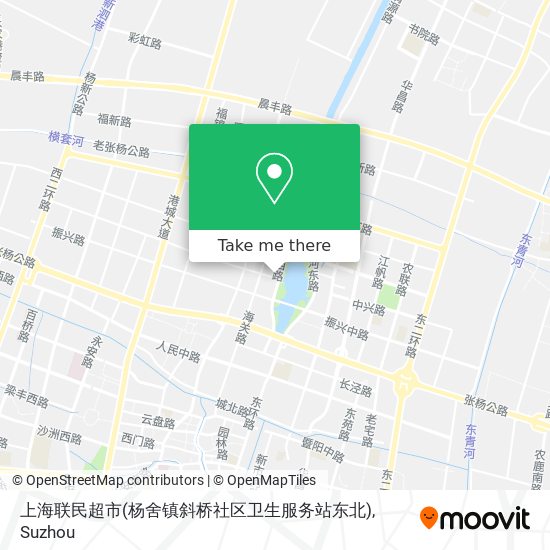 上海联民超市(杨舍镇斜桥社区卫生服务站东北) map