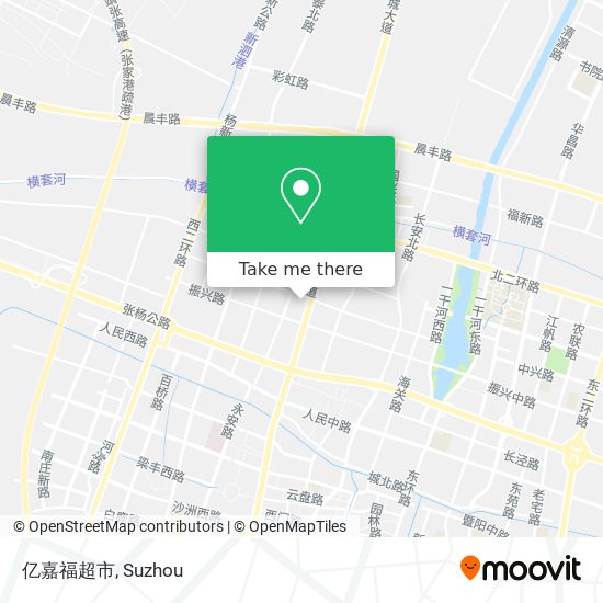 亿嘉福超市 map