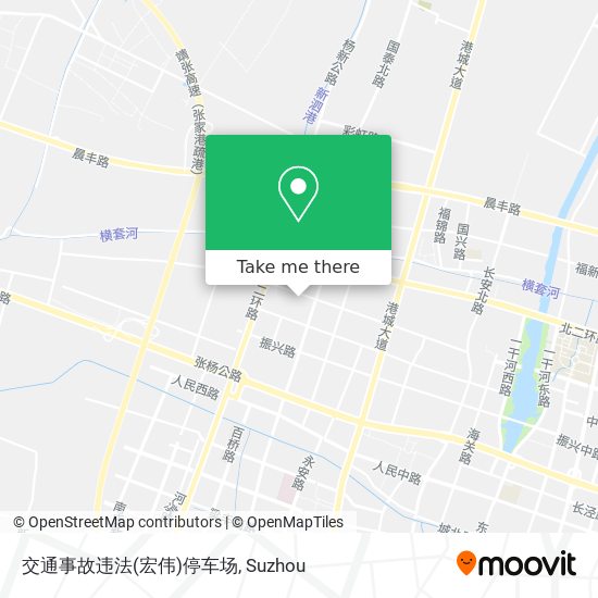 交通事故违法(宏伟)停车场 map