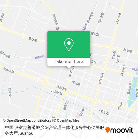 中国·张家港善港城乡综合管理一体化服务中心便民服务大厅 map