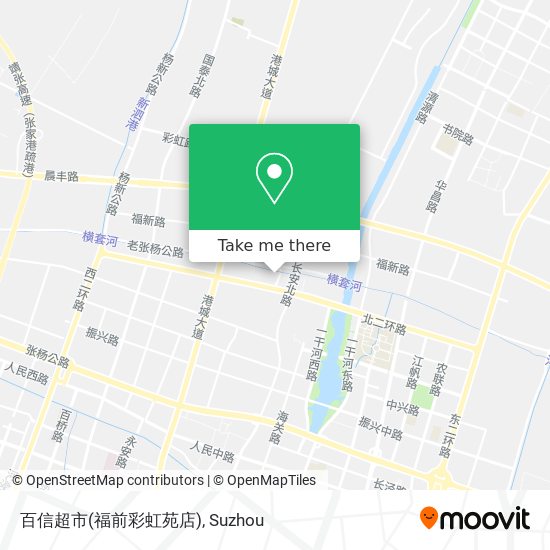 百信超市(福前彩虹苑店) map