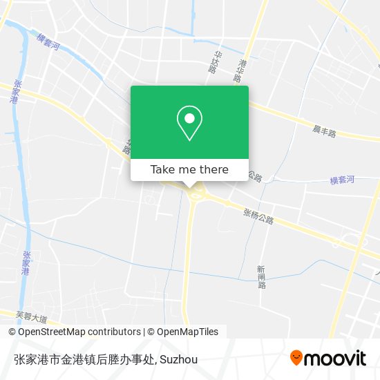 张家港市金港镇后塍办事处 map