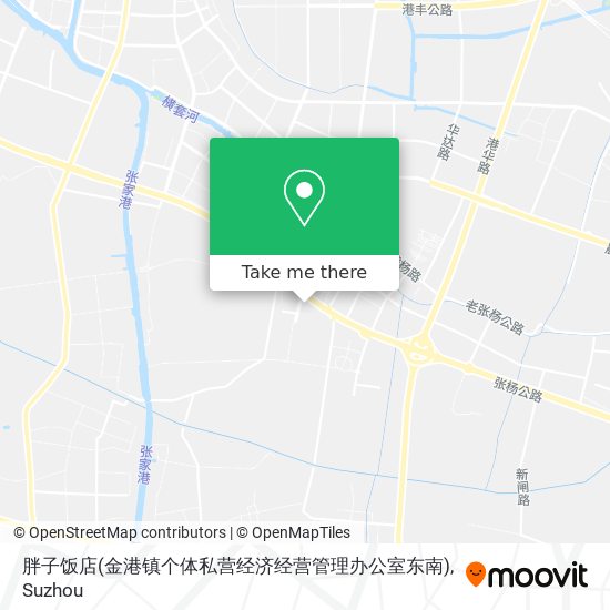 胖子饭店(金港镇个体私营经济经营管理办公室东南) map