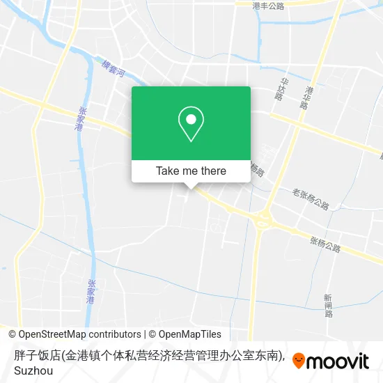 胖子饭店(金港镇个体私营经济经营管理办公室东南) map