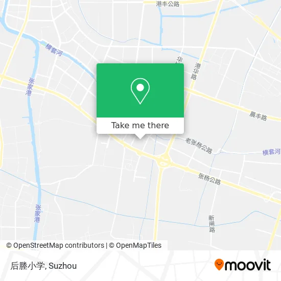 后塍小学 map