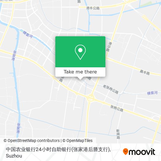 中国农业银行24小时自助银行(张家港后塍支行) map