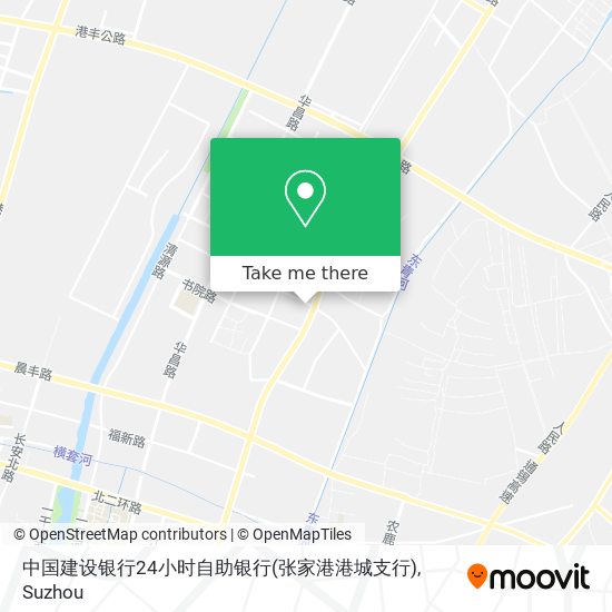 中国建设银行24小时自助银行(张家港港城支行) map