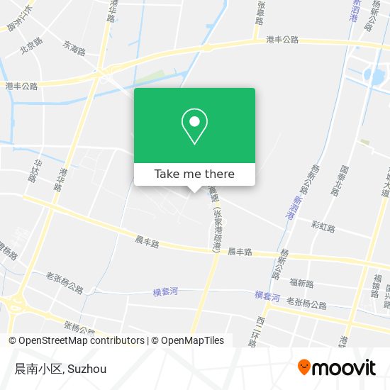 晨南小区 map