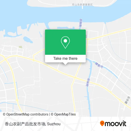 香山农副产品批发市场 map