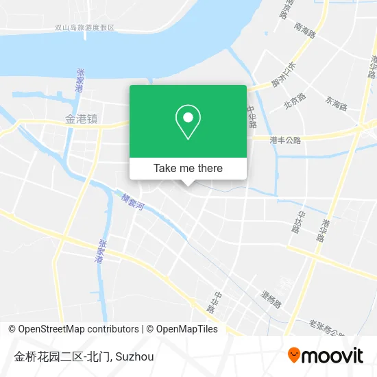 金桥花园二区-北门 map