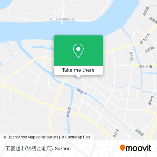 五爱超市(锦绣金港店) map