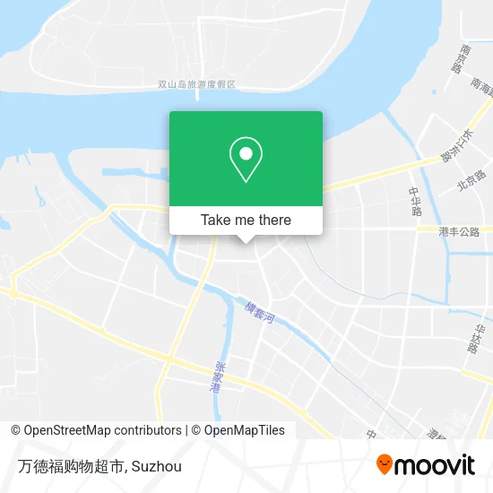 万德福购物超市 map