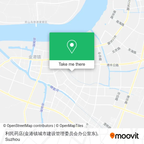 利民药店(金港镇城市建设管理委员会办公室东) map