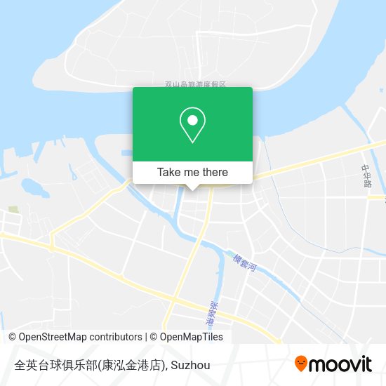 全英台球俱乐部(康泓金港店) map
