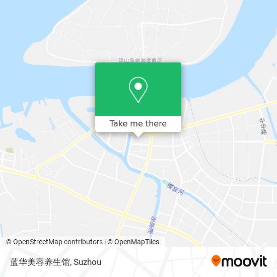 蓝华美容养生馆 map