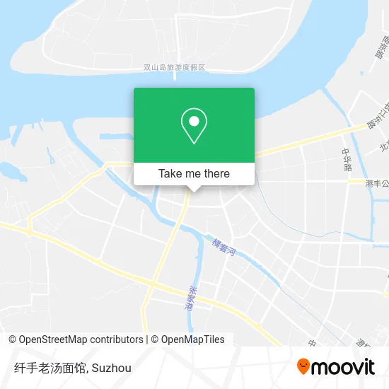 纤手老汤面馆 map