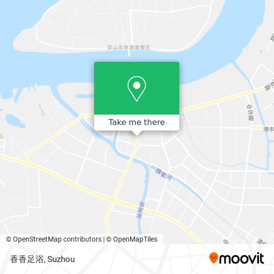 香香足浴 map