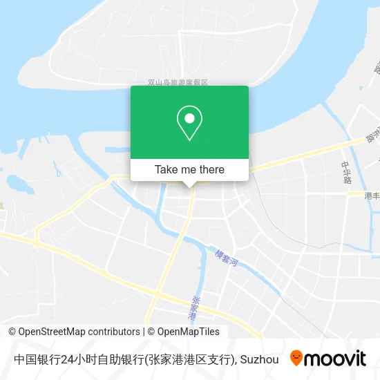 中国银行24小时自助银行(张家港港区支行) map