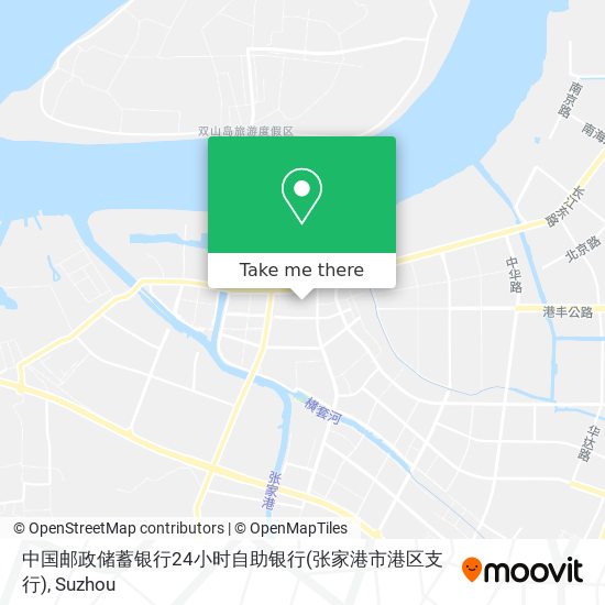 中国邮政储蓄银行24小时自助银行(张家港市港区支行) map